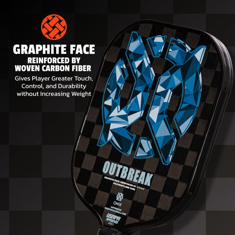 ONIX Outbreak Pickleball Paddle Reinforced by TeXtremeÂ® Technology for Improved Performance and Stronger Play - Image 3